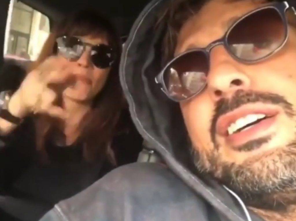 Asia Argento e Fabrizio Corona in giro insieme