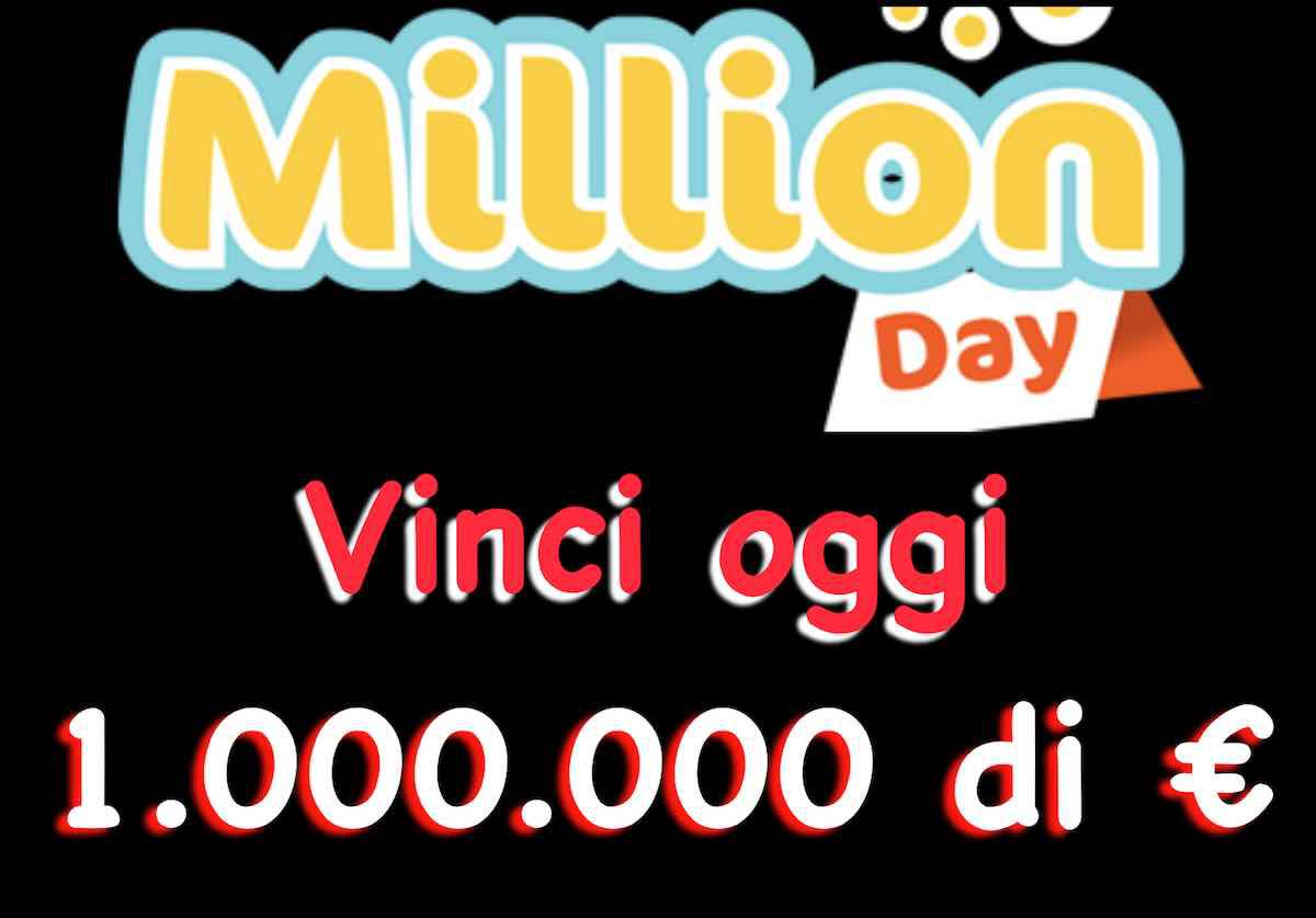 Estrazioni Million Day di oggi