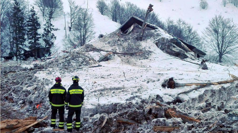 Rigopiano morto Falco cane eroe