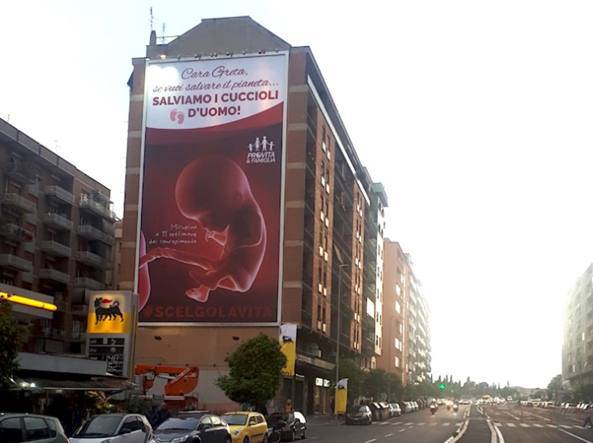 Aborto tornano i manifesti a Roma - Leggilo