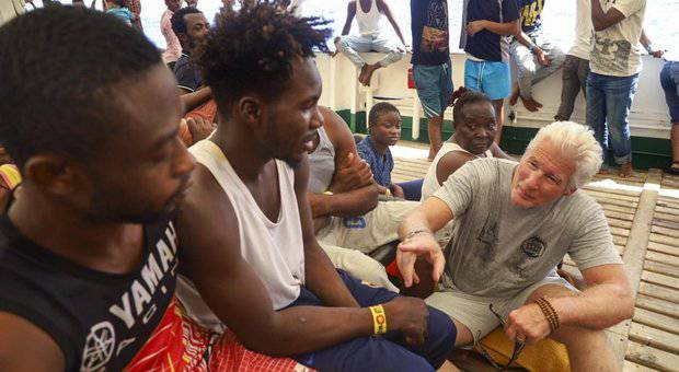 Richard Gere a bordo della Open Arms- Leggilo