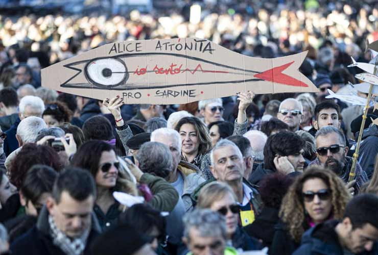 Sardine in piazza