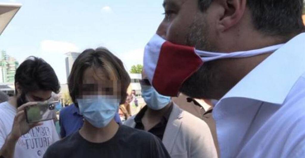 Parla il figlio di Lucarelli &quot;Se Salvini parla su tiktok, io posso