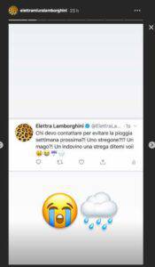 Elettra Lamborghini triste e disperata per il suo matrimonio