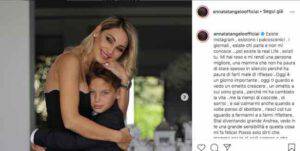 Anna Tatangelo rivela su Instagram: "Tu amore mi hai reso migliore"
