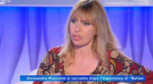 Alessandra Mussolini confessa: "A Ballando con le stelle ho avuto paura"