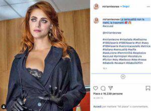 Miriam Leone stupisce con la foto su IG: "La sensualità non la metti, la trasmetti"