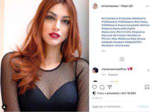 Miriam Leone su Ig: la foto è da perdere la testa ed il dettaglio non sfugge
