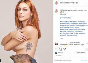 Miriam Leone senza veli: i follower