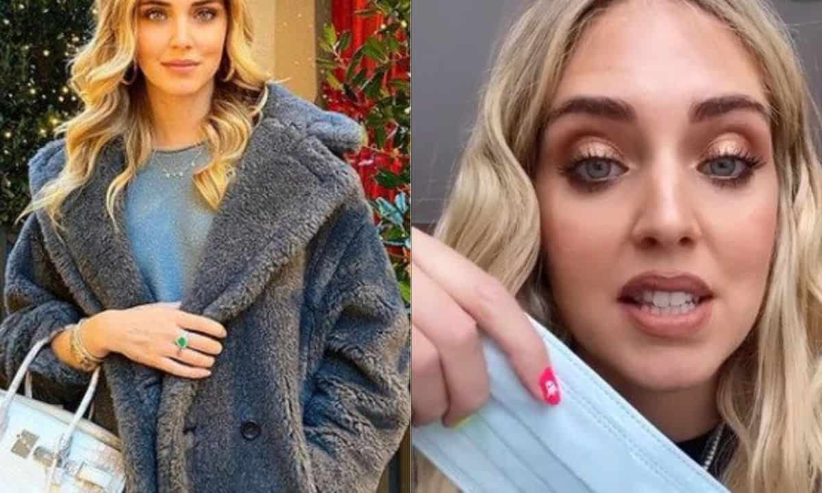 chiara ferragni senza mascherina borsa 100mila euro fan infuriati