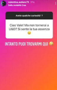 Uomini e Donne: il possibile ritorno di una Valentina Autiero? Tutta la verità