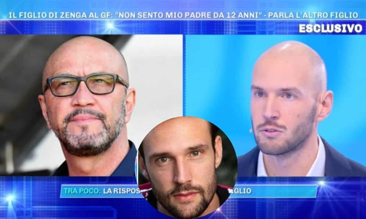 Andrea Nicolo Walter Zenga Domenica Live Gf Vip