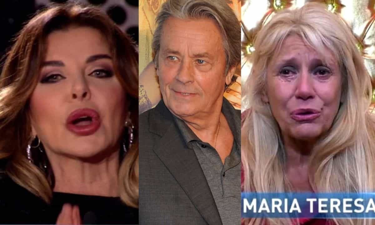 Alba Parietti smentisce Maria Teresa Ruta Alin Delon Live non è la D'Urso