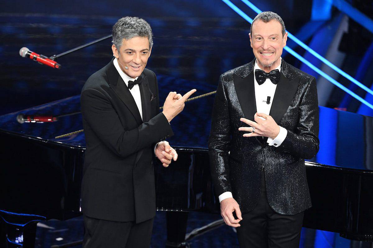 Amadeus e Fiorello-sanremo 2021