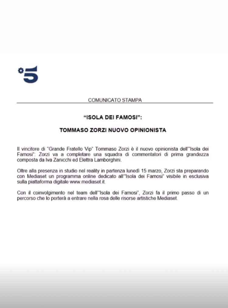 Tommaso zorzi opinionista