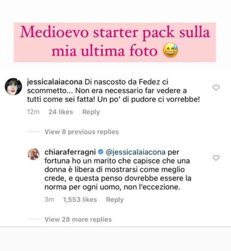 chiara ferragni risponde hater 