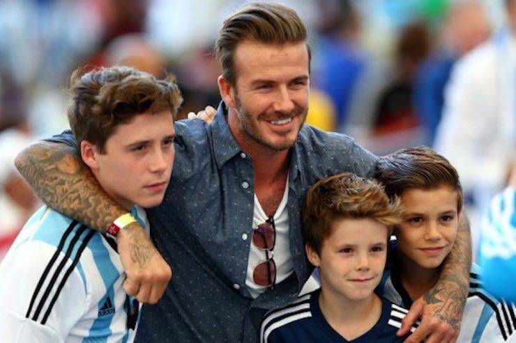 Beckham e figli