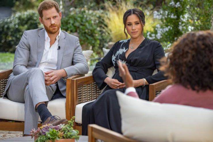 Meghan e Harry intervista Oprah Winfrey