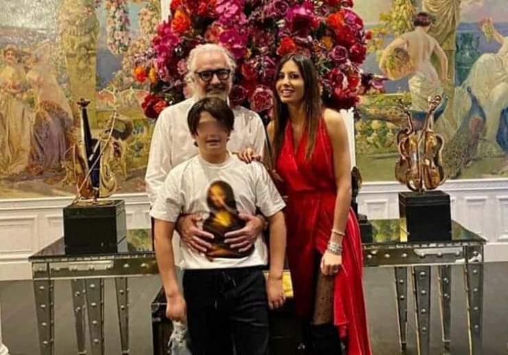 Flavio Briatore, Elisabetta e il figlio (