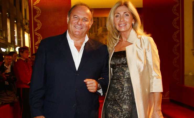 Gerry Scotti e Gabriella Perino (Getty, Vittorio Zunino Celotto)