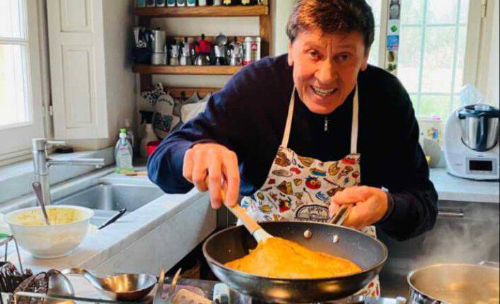 Gianni Morandi ai fornelli 2 (Facebook) (1)