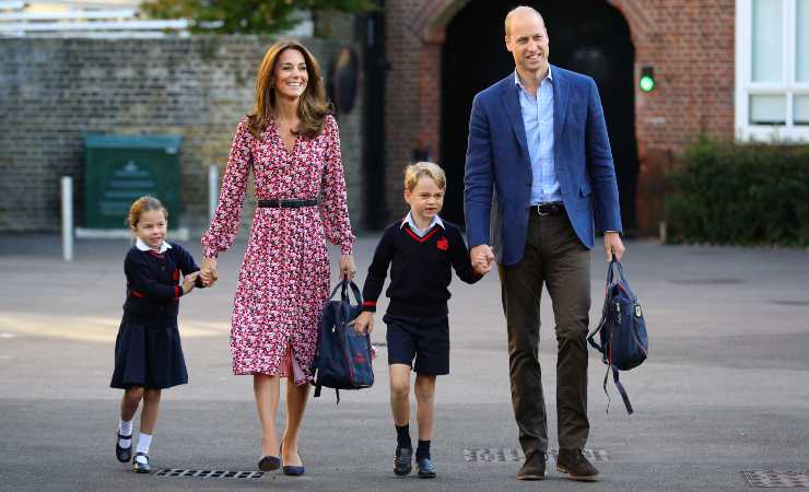 Kate Middleton con il principe Harry e i suoi figli (Getty, WPA Pool)