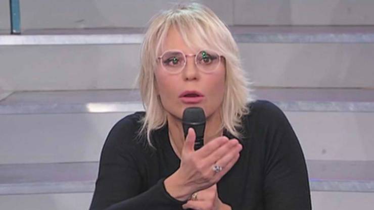 Maria De Filippi durante le registrazioni di UeD (City Roma News) 