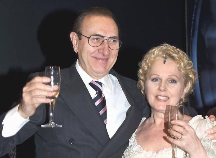 Pippo Baudo e Katia Ricciarelli (Tiscali Spettacoli)