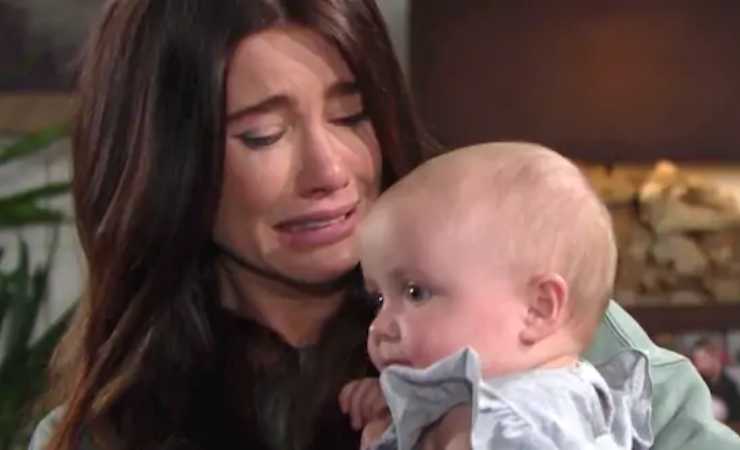 Steffy con sua figlia Beth