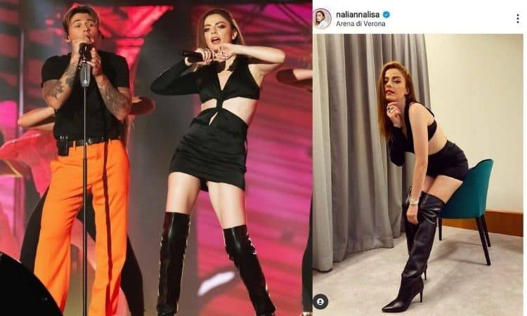 Annalisa outfit sexy