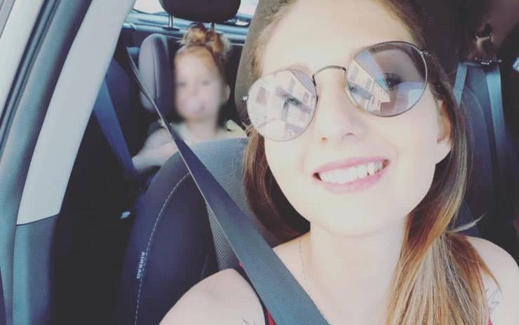 Alessandra Zorzin con la figlia