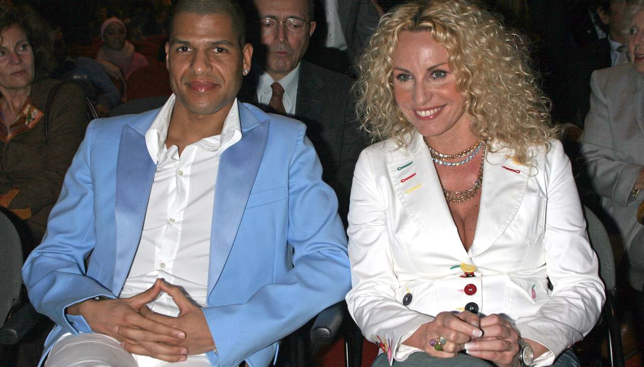 Antonella Clerici con il suo ex Eddy Martens nel 2007 (Getty, Elisabetta Villa)