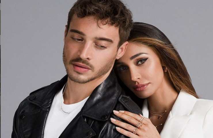 Belen Rodriguez e Antonino Spinalbese (Instagram)