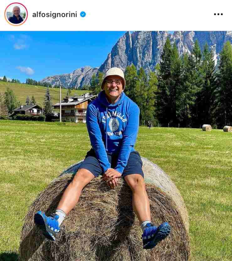 Dal profilo Instagram di Alfonso Signorini