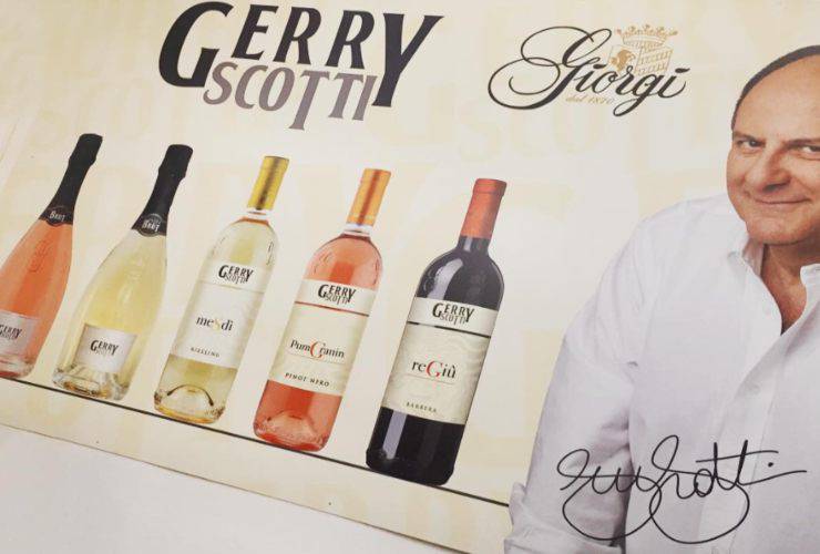 Gerry Scotti e la sua nuova linea di vini (Instagram)