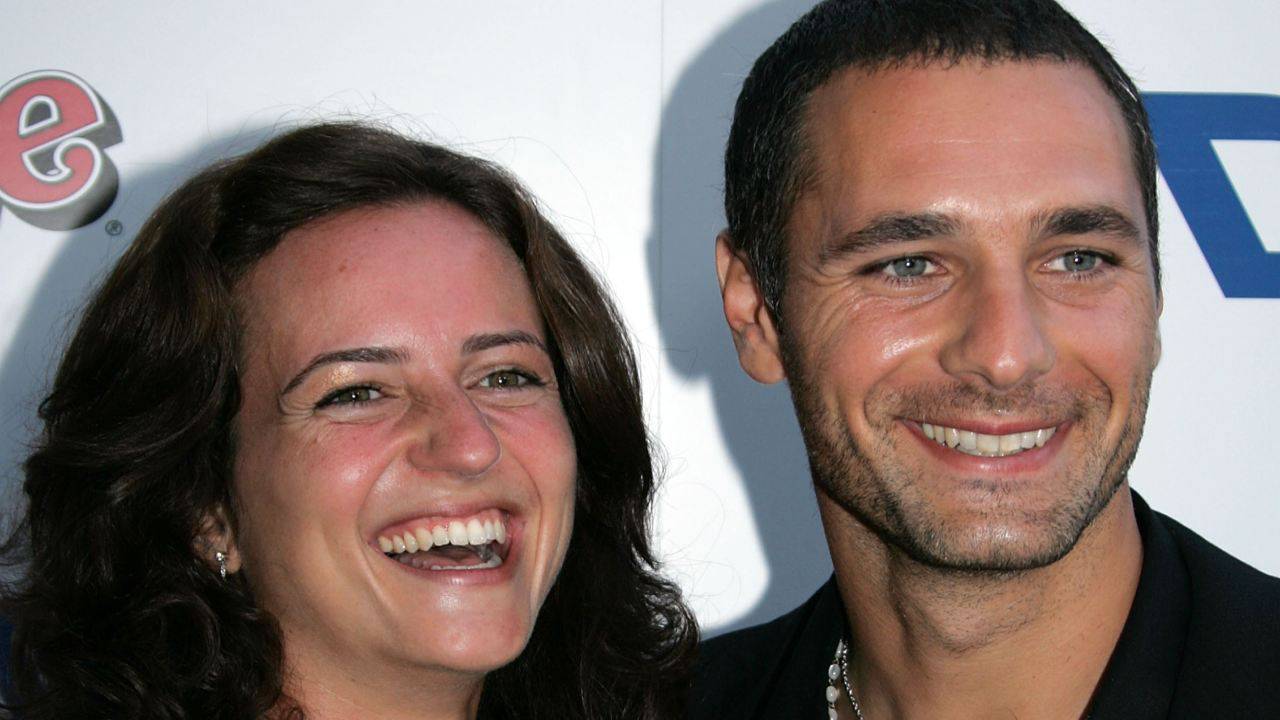 Raoul Bova con la sua ex moglie Chiara Giordano, mamma di Leon (Getty, Kevin Winter)