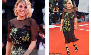 Emma Marrone red carpet Festival Venezia