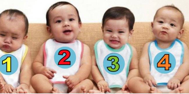 Test: Quale dei quattro è una bambina? In pochi ci riescono