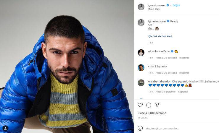 Ignazio Moser sembra essere in formissima (foto: Instagram)