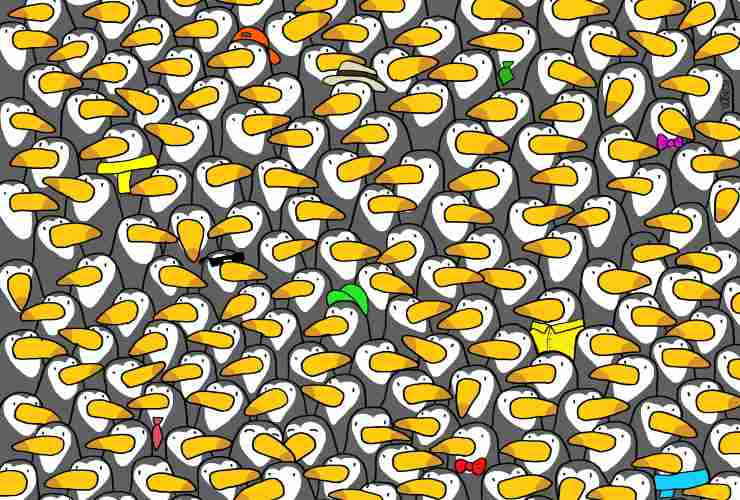 Riesci a trovare il pinguno? (aforismi.it)