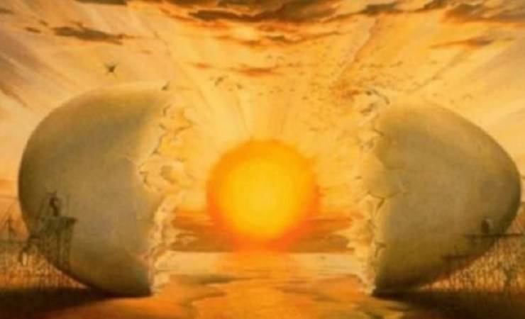 Vedi un uovo o un tramonto? La risposta ti sorprenderà (Foto: GreenMe)
