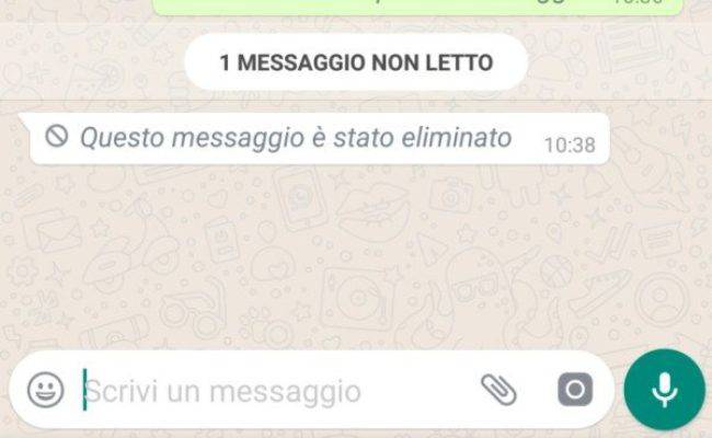 WhatsApp: il trucco per leggere un messaggio cancellato? Eccolo