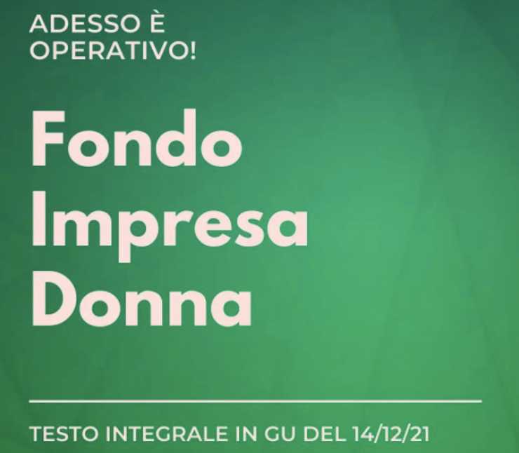 Fondo Impresa Donna