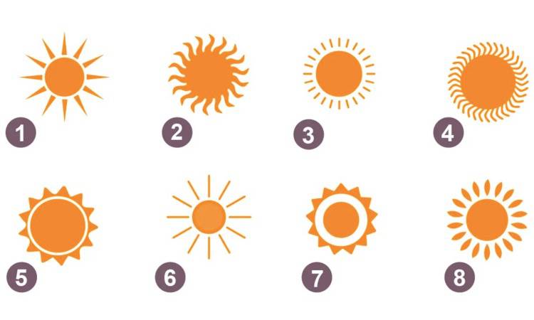 Test scegli un sole ecco come sei veramente