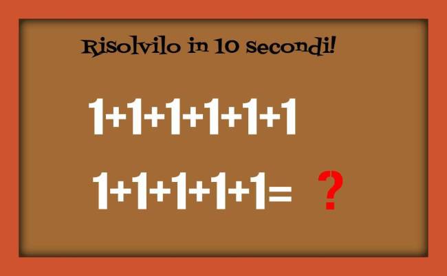 Rompicapo: se lo risolvi in 10 secondi sei un genio!