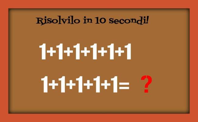 Rompicapo: se lo risolvi in 10 secondi sei un genio!