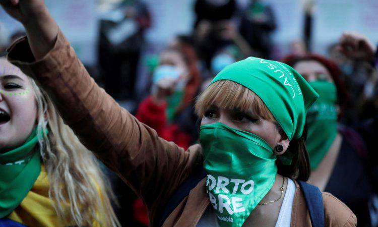 Manifestazioni in favore dell'aborto