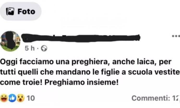 Il post dell'ex professore del Righi/Facebook