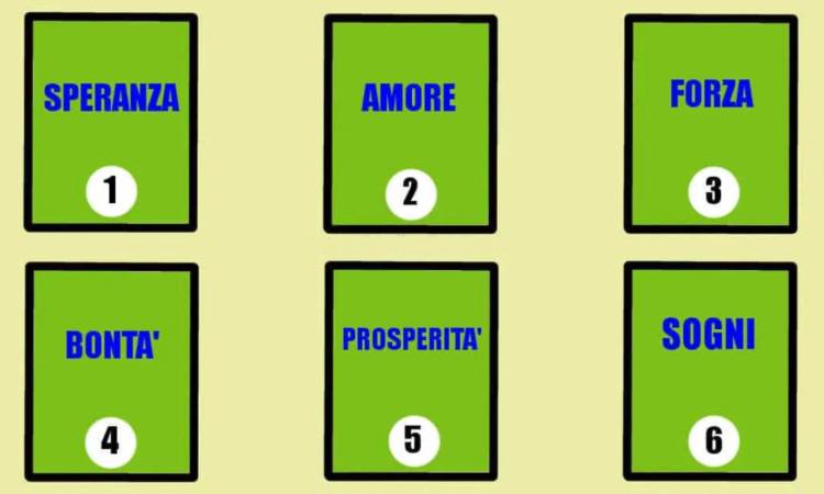 Test: scegli una carta ecco il messaggio nascosto per te