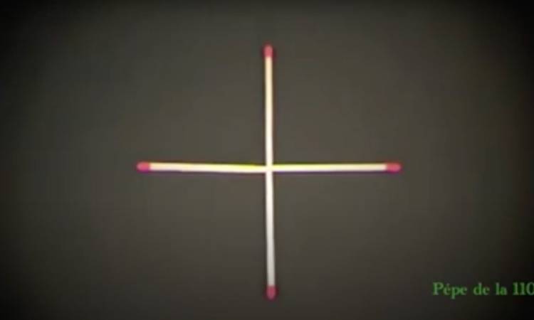Test, forma un quadrato spostando solo un fiammifero